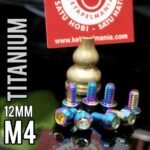 Baut Titanium Ketapel M4 x 12mm