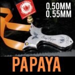 Karet Ketapel Flatband PAPAYA TRANSPARAN 0.50mm